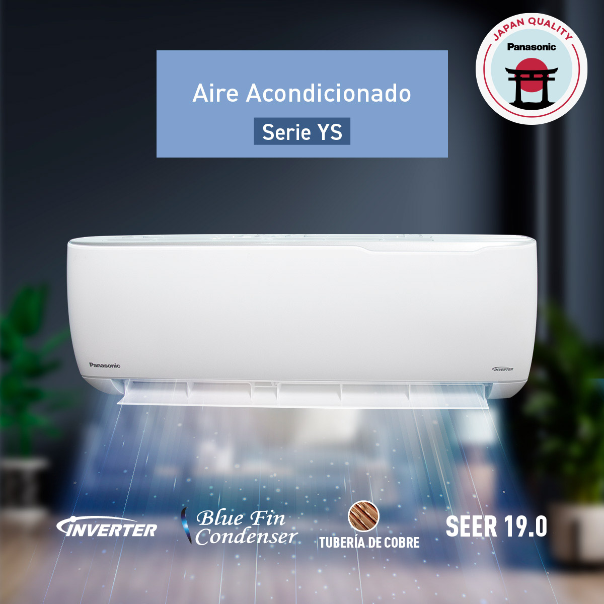 Btu Aire Acondicionado Inverter Cs Ys Ykv Panasonic Panam