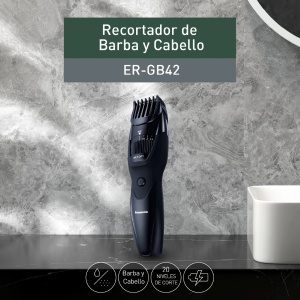 Recortador de Barba y Cabello con 20 Niveles de Corte  ER-GB42-K581