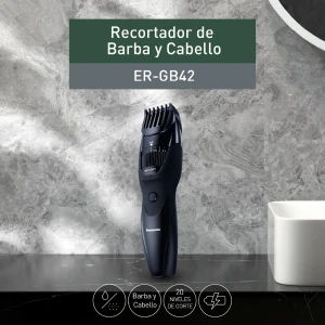 Recortador de Barba y Cabello con 20 Niveles de Corte  ER-GB42-K581