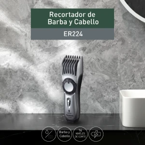 Recortador de Barba y Cabello ER224 Niveles de Cortes