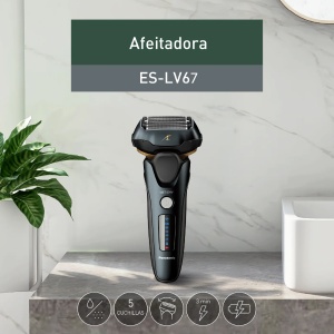 Afeitadora con Sistema de 5 Cuchillas ES-LV67-K852