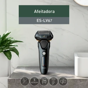 Afeitadora con Sistema de 5 Cuchillas ES-LV67-K852