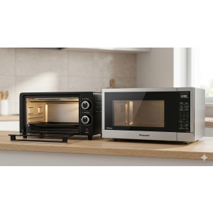 Microondas Inverter con 15 Menús Automáticos ST76 y un Horno Tostador de 9L H900